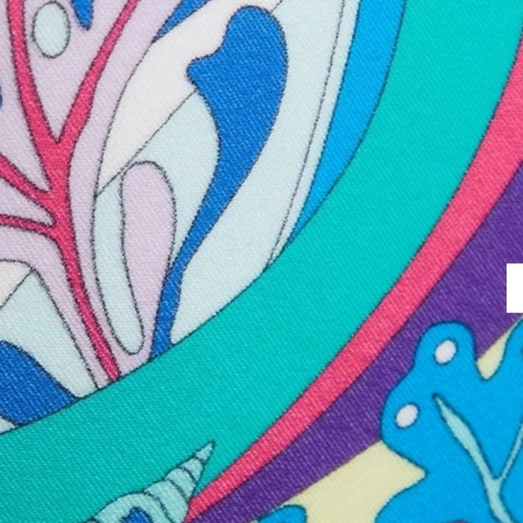 - Maison LEJABY Aquatic Print One Piece Bathing Suit in Sz L /38-B - Picture 5 of 8